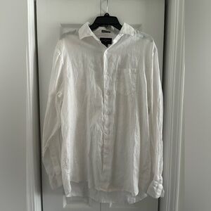 Collared Linen Button Down